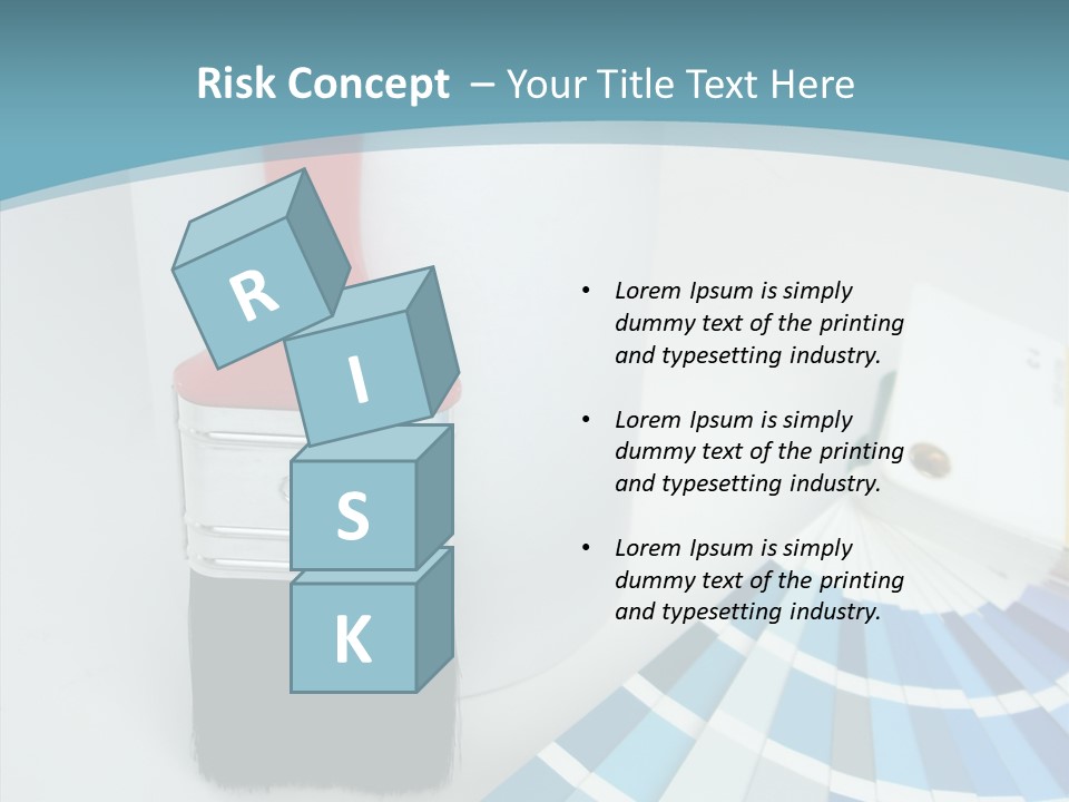 Orange Makeover Turquoise PowerPoint Template