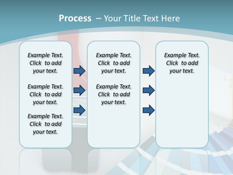 Orange Makeover Turquoise PowerPoint Template