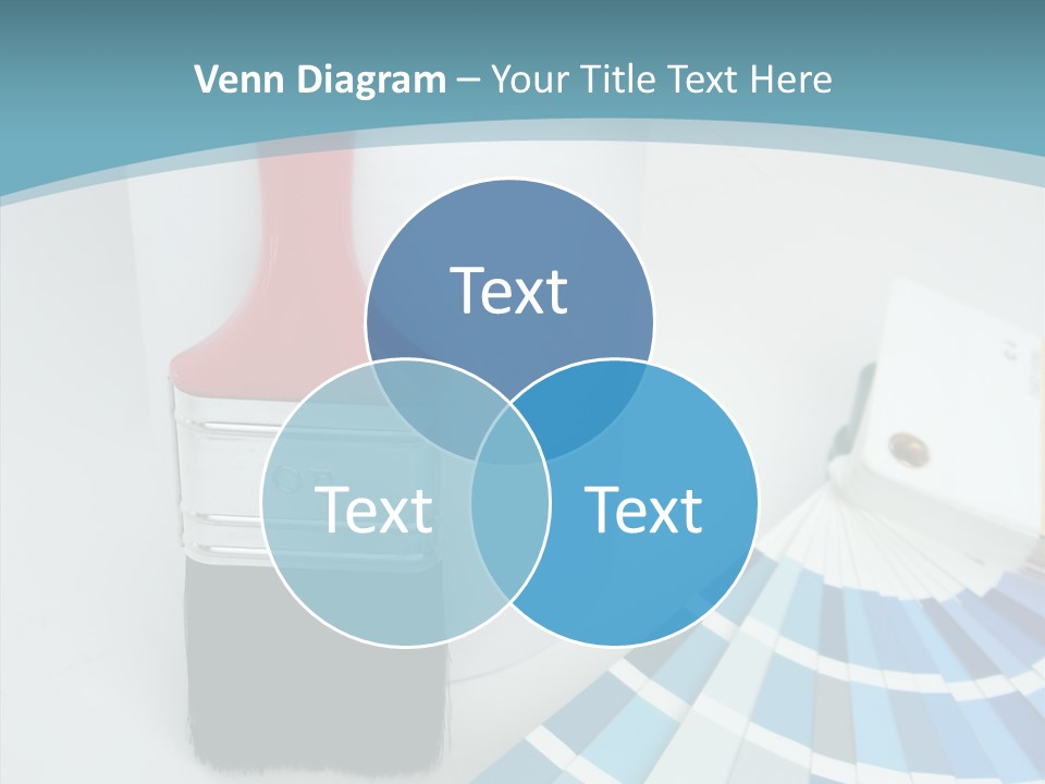 Orange Makeover Turquoise PowerPoint Template