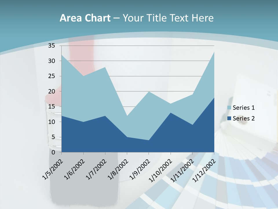 Orange Makeover Turquoise PowerPoint Template