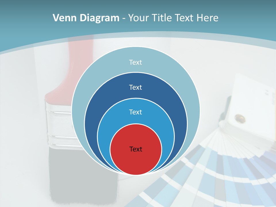 Orange Makeover Turquoise PowerPoint Template