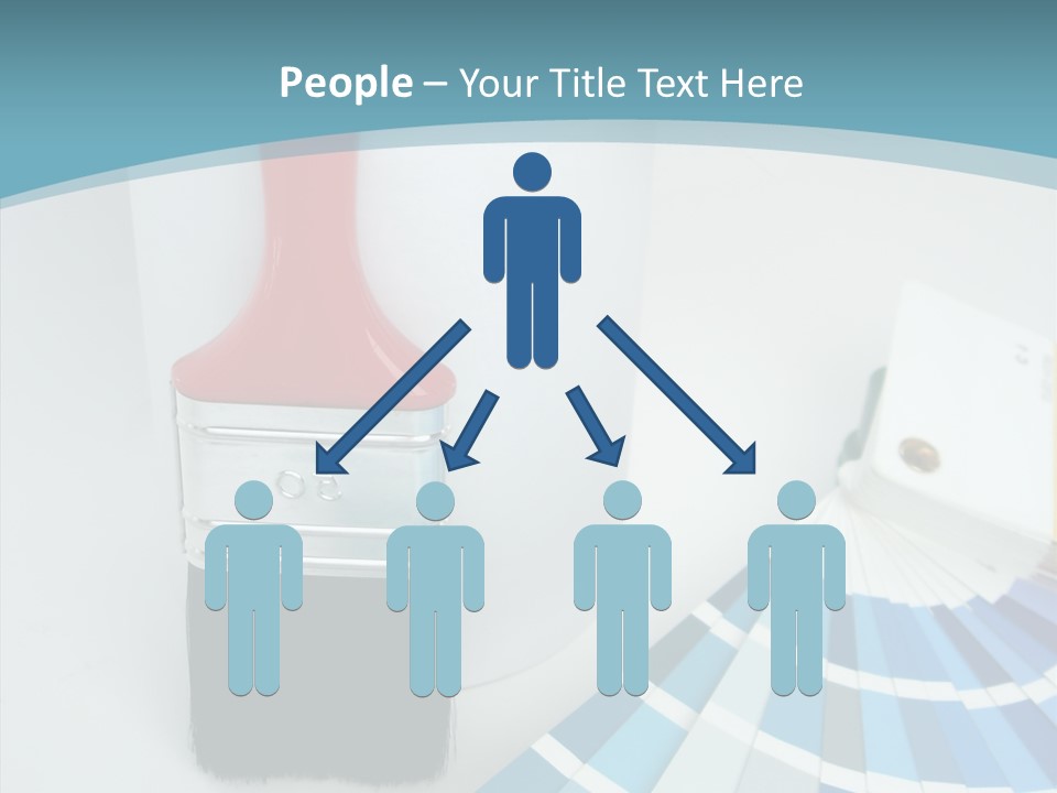 Orange Makeover Turquoise PowerPoint Template