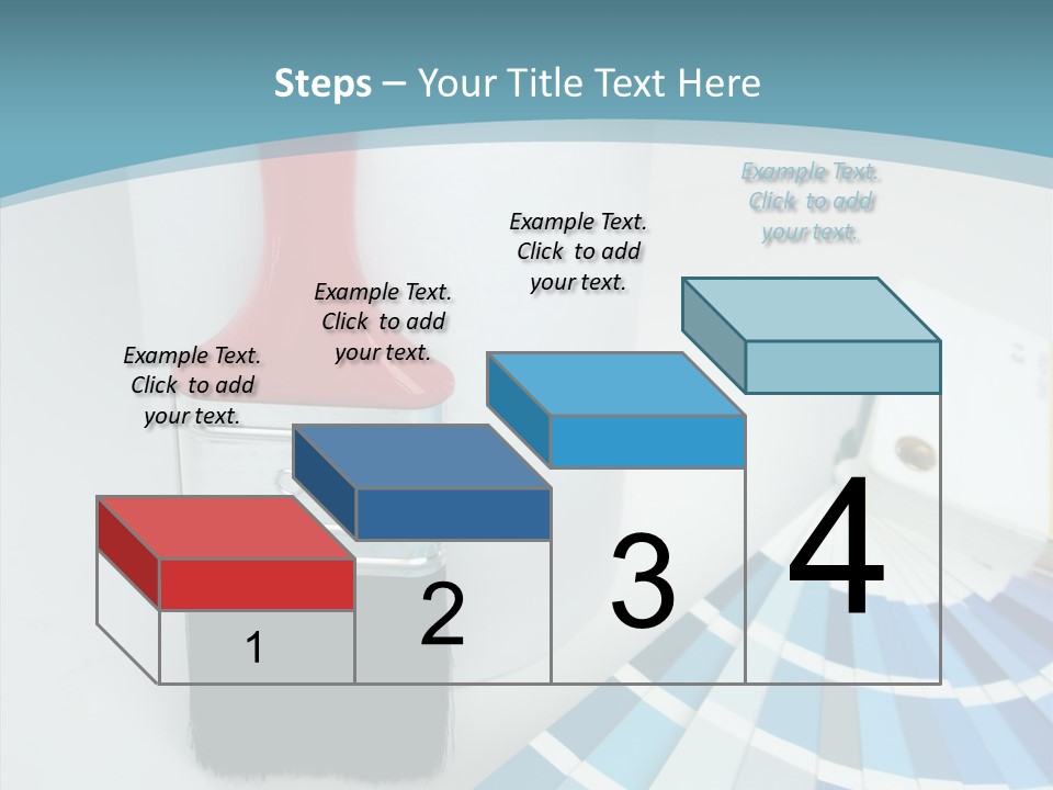Orange Makeover Turquoise PowerPoint Template