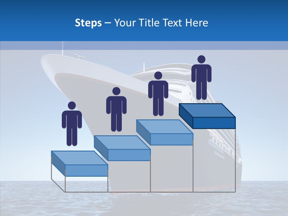 Sightseeing Sailing Liner PowerPoint Template