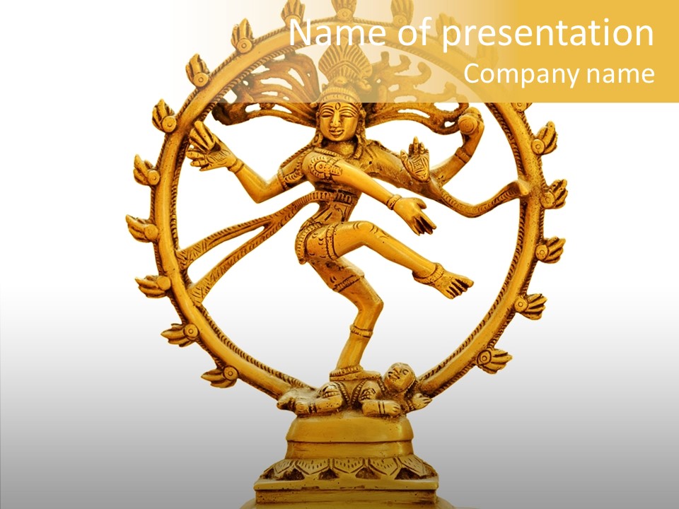 Mystery Shiva India PowerPoint Template