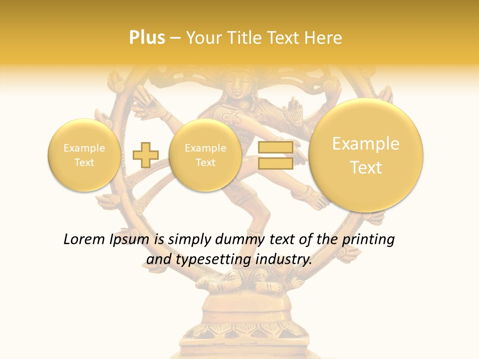 Mystery Shiva India PowerPoint Template