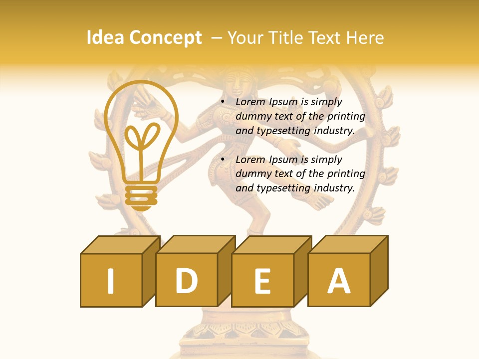 Mystery Shiva India PowerPoint Template