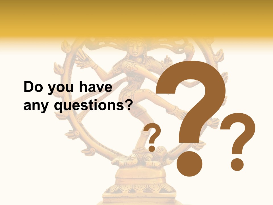 Mystery Shiva India PowerPoint Template