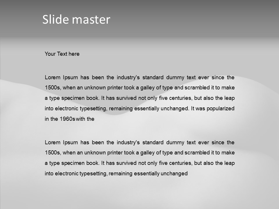 Profe Ional Toon Per On PowerPoint Template