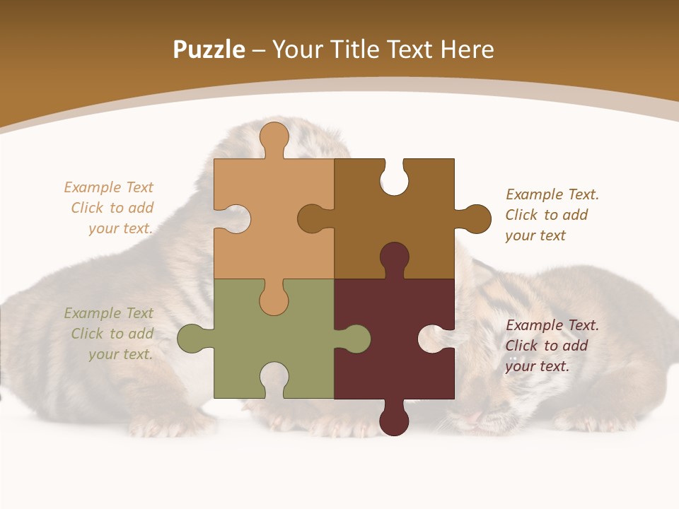 Big Fur Cat PowerPoint Template