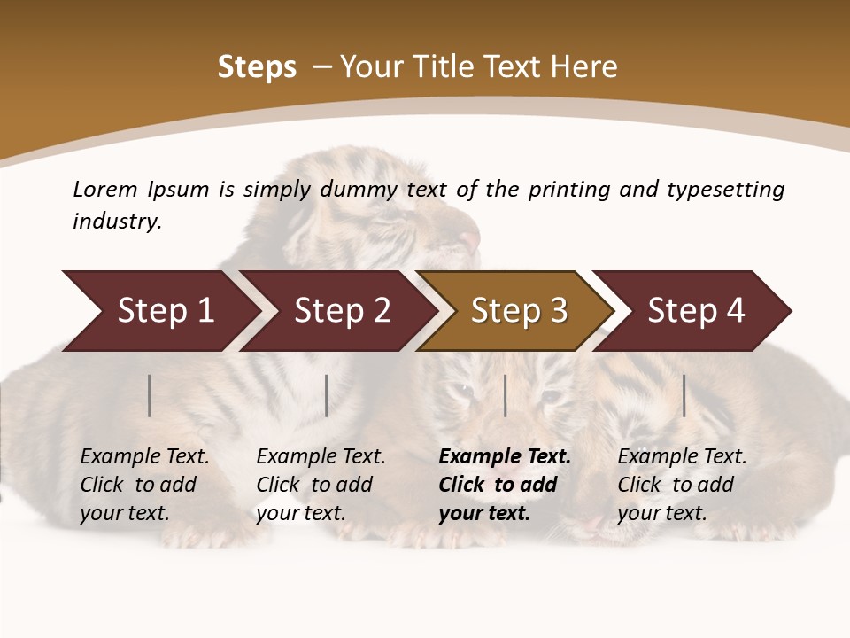 Big Fur Cat PowerPoint Template