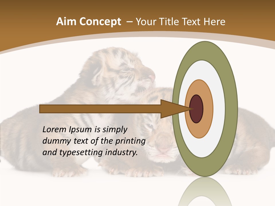 Big Fur Cat PowerPoint Template