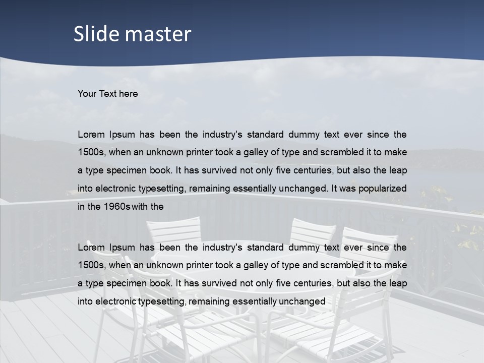 Tropical Home Building PowerPoint Template