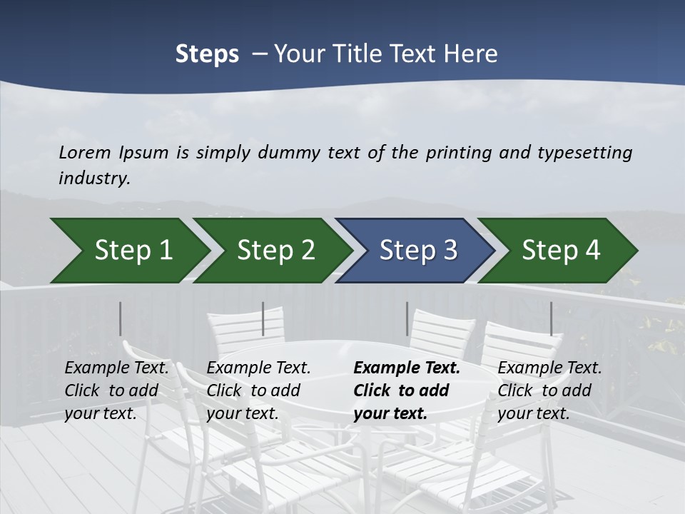 Tropical Home Building PowerPoint Template