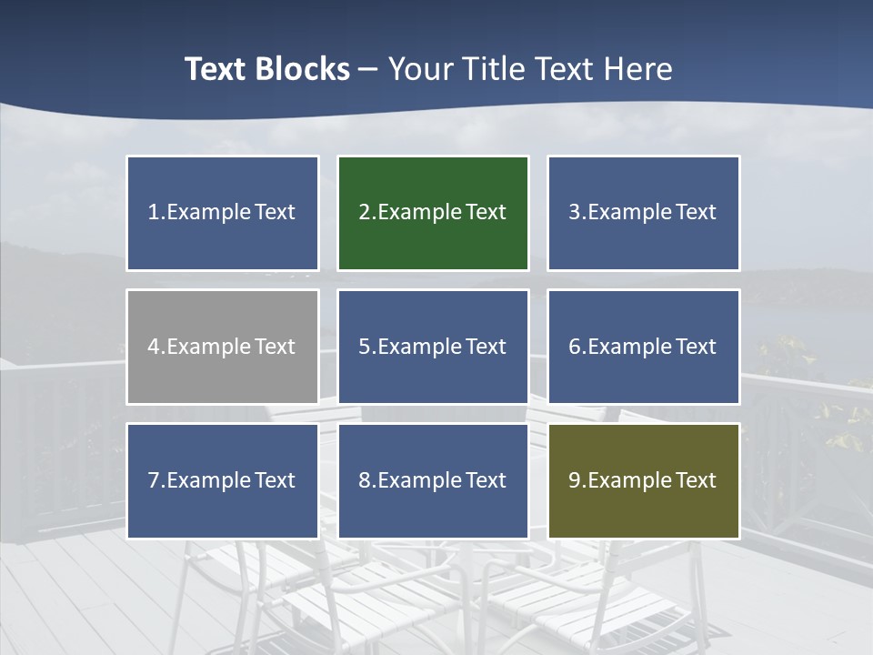 Tropical Home Building PowerPoint Template