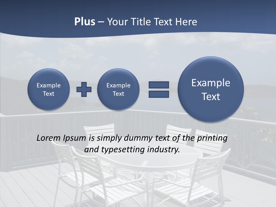 Tropical Home Building PowerPoint Template