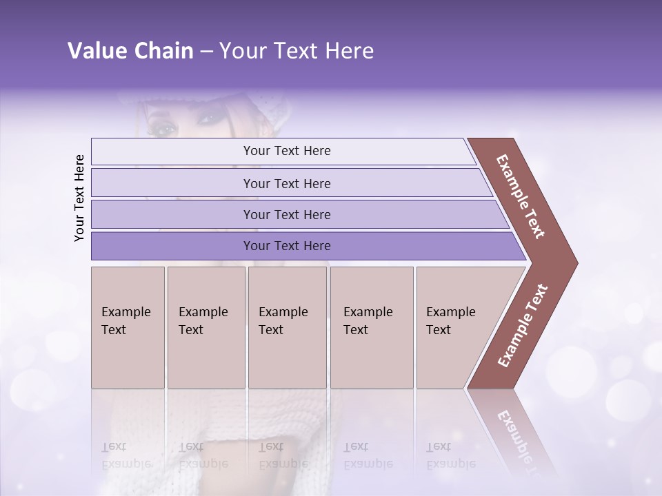 Lady Hands Portrait PowerPoint Template