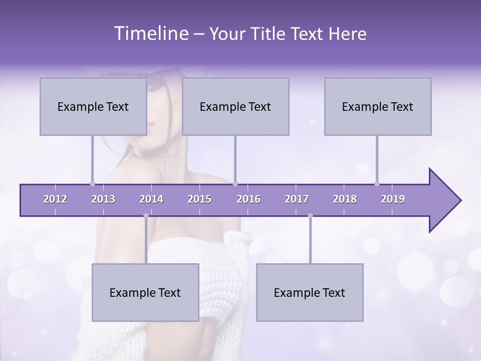 Lady Hands Portrait PowerPoint Template