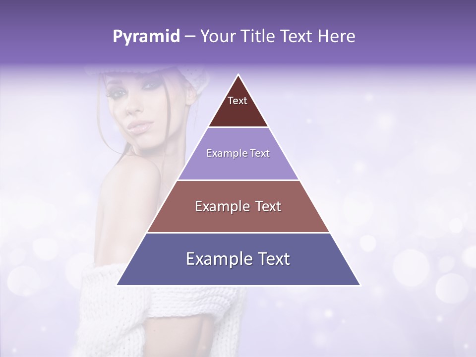 Lady Hands Portrait PowerPoint Template