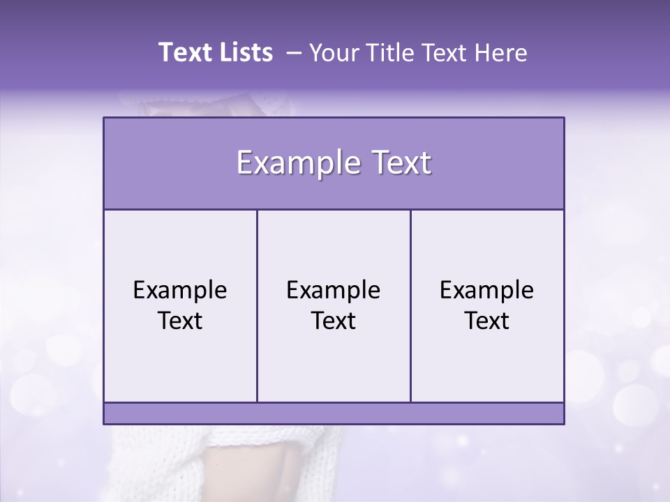Lady Hands Portrait PowerPoint Template