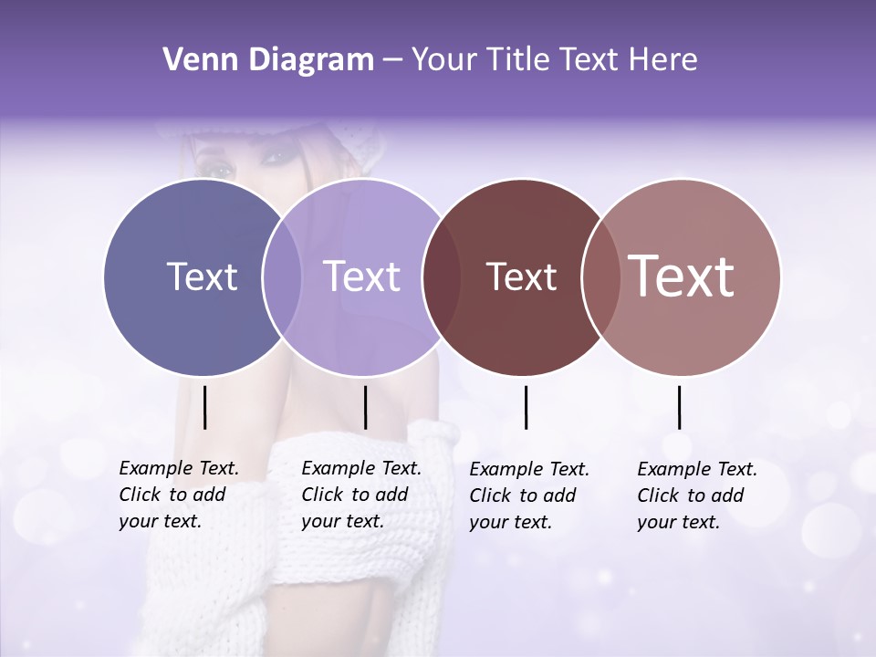 Lady Hands Portrait PowerPoint Template