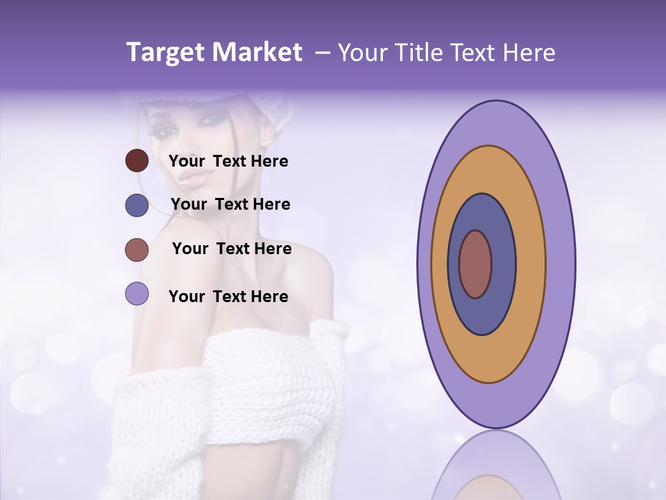 Lady Hands Portrait PowerPoint Template