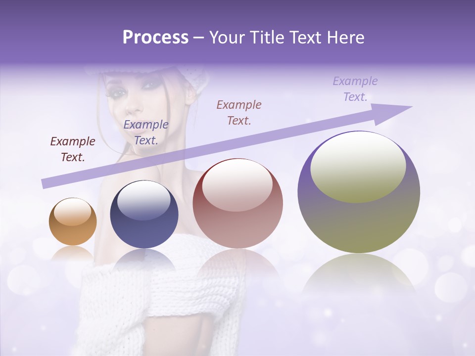 Lady Hands Portrait PowerPoint Template