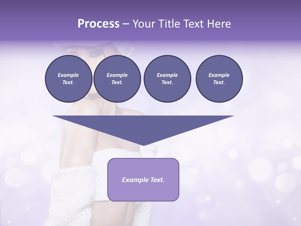 Lady Hands Portrait PowerPoint Template