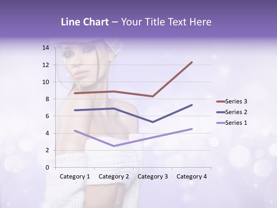 Lady Hands Portrait PowerPoint Template