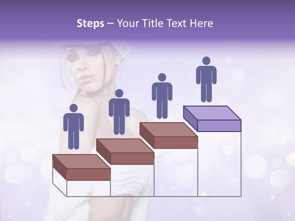 Lady Hands Portrait PowerPoint Template