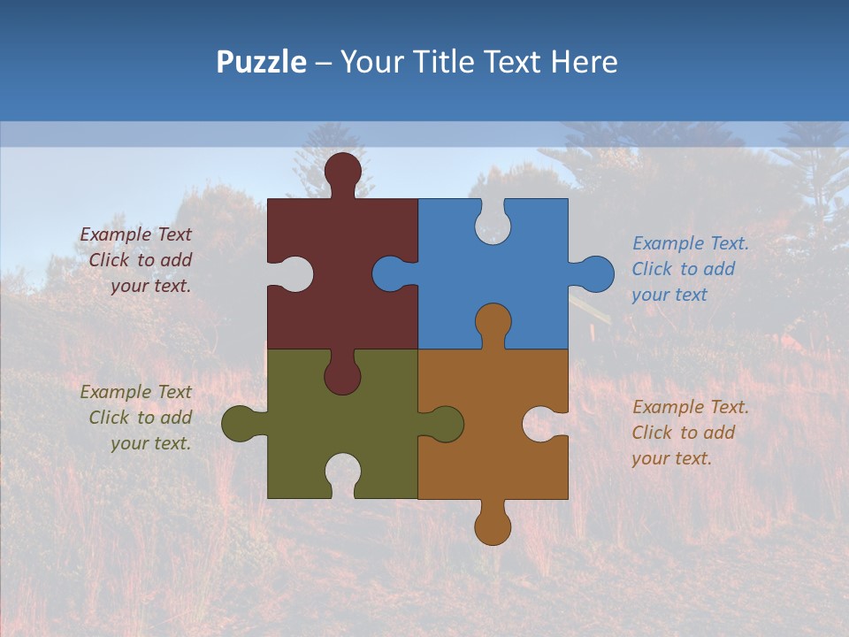 Horizon Peaceful Calm PowerPoint Template