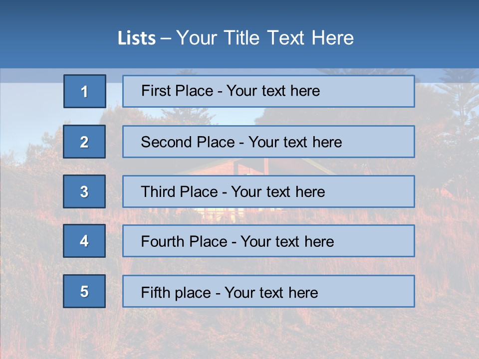 Horizon Peaceful Calm PowerPoint Template