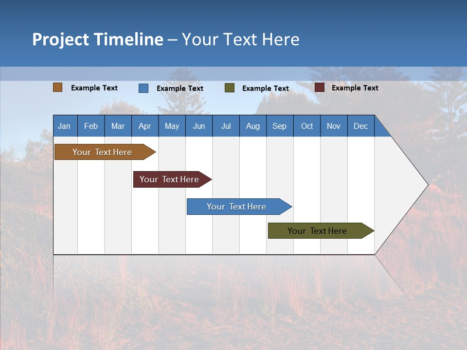 Horizon Peaceful Calm PowerPoint Template