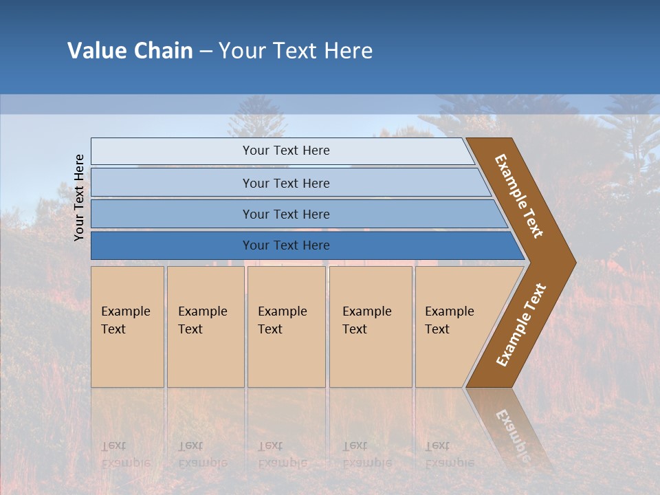 Horizon Peaceful Calm PowerPoint Template