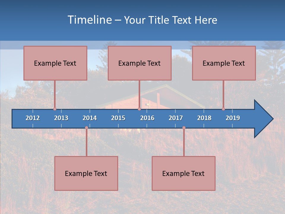 Horizon Peaceful Calm PowerPoint Template