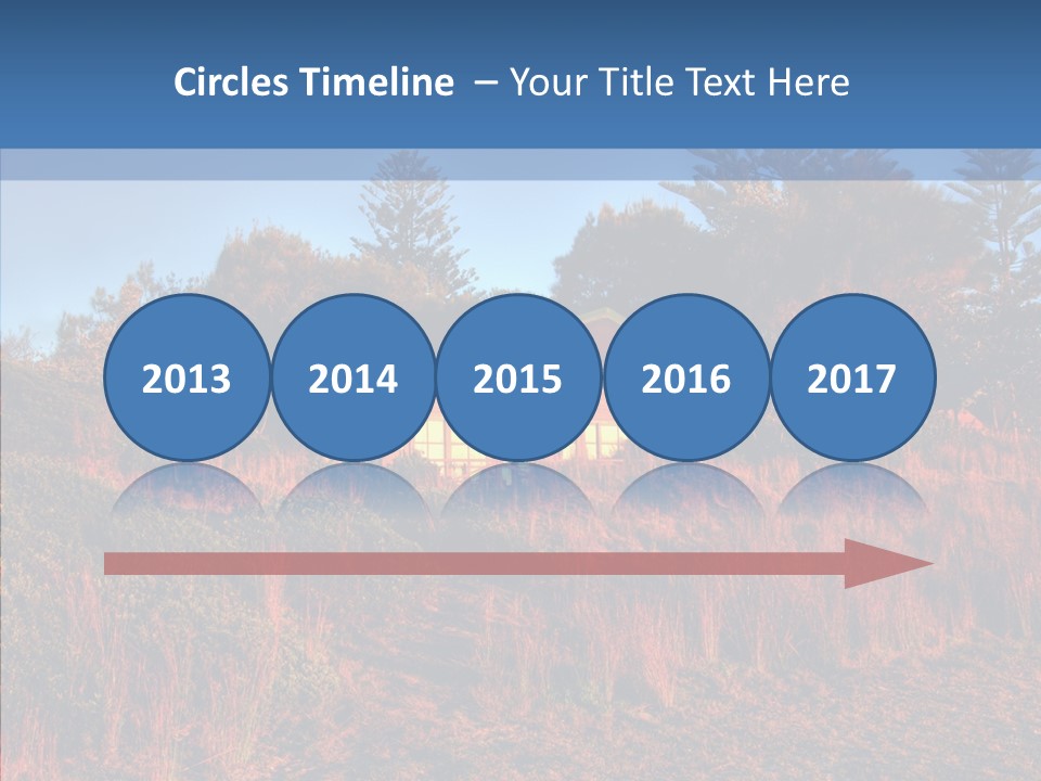 Horizon Peaceful Calm PowerPoint Template