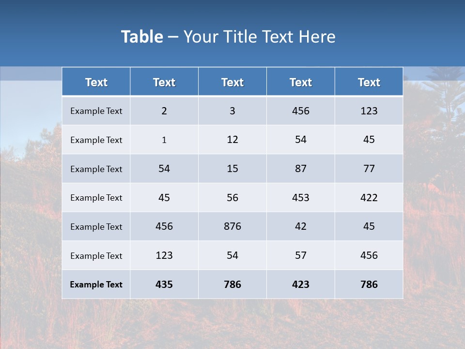 Horizon Peaceful Calm PowerPoint Template