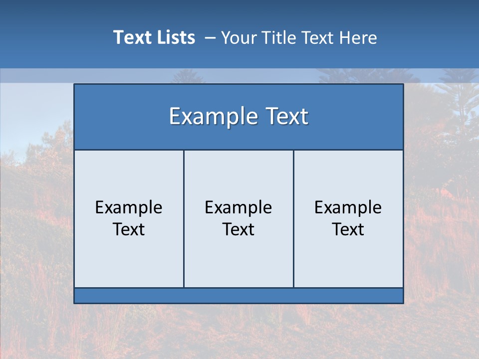 Horizon Peaceful Calm PowerPoint Template