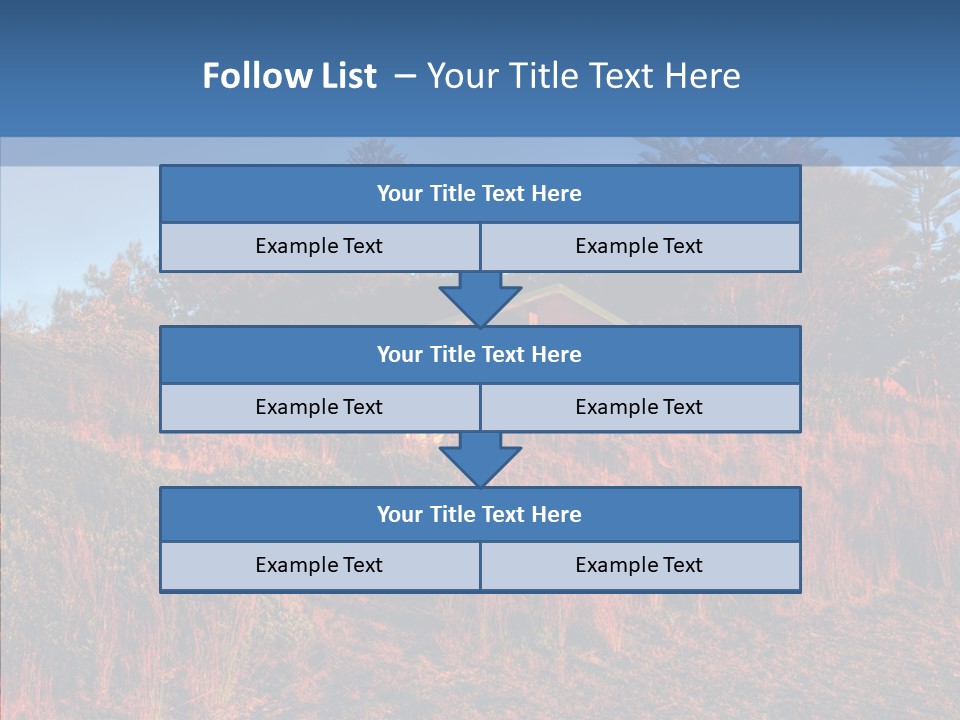 Horizon Peaceful Calm PowerPoint Template