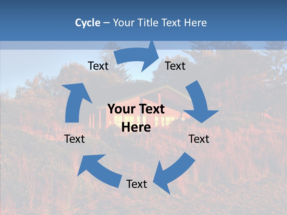 Horizon Peaceful Calm PowerPoint Template