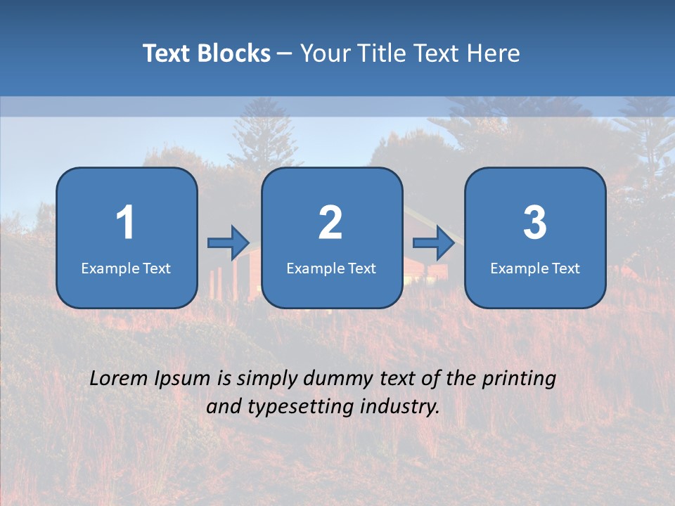 Horizon Peaceful Calm PowerPoint Template