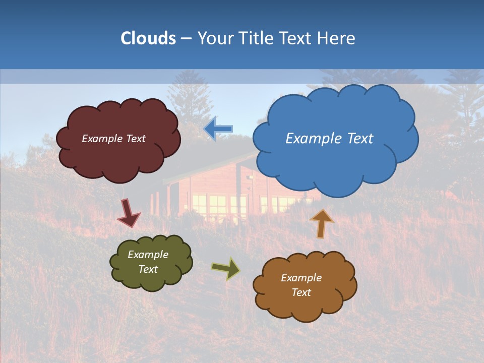 Horizon Peaceful Calm PowerPoint Template