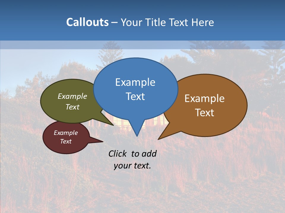 Horizon Peaceful Calm PowerPoint Template
