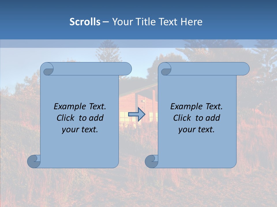 Horizon Peaceful Calm PowerPoint Template