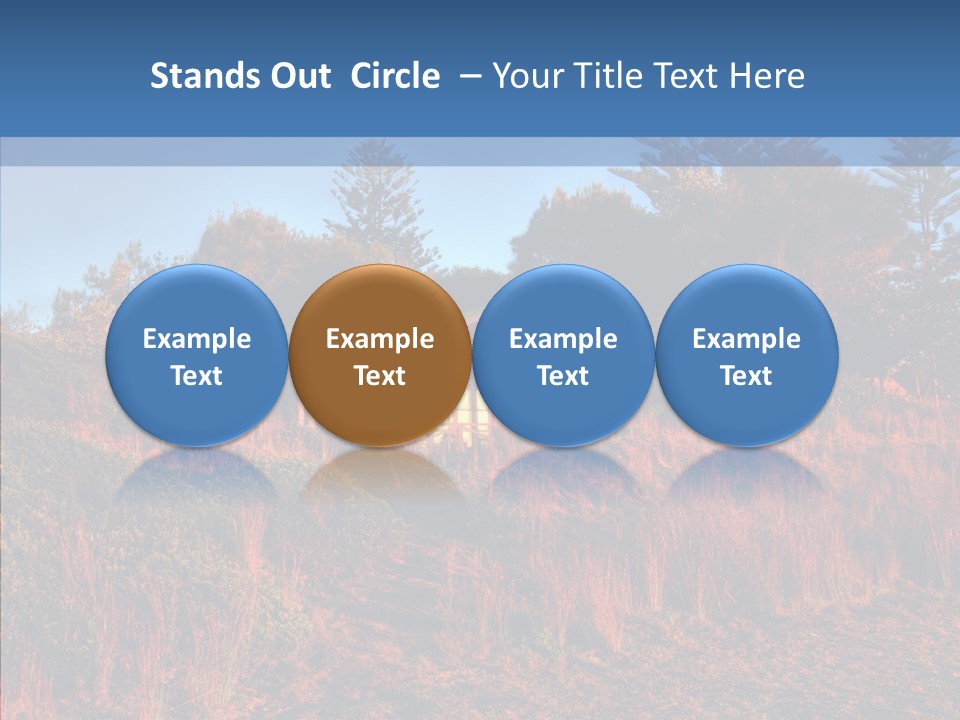 Horizon Peaceful Calm PowerPoint Template