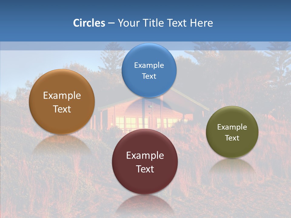 Horizon Peaceful Calm PowerPoint Template