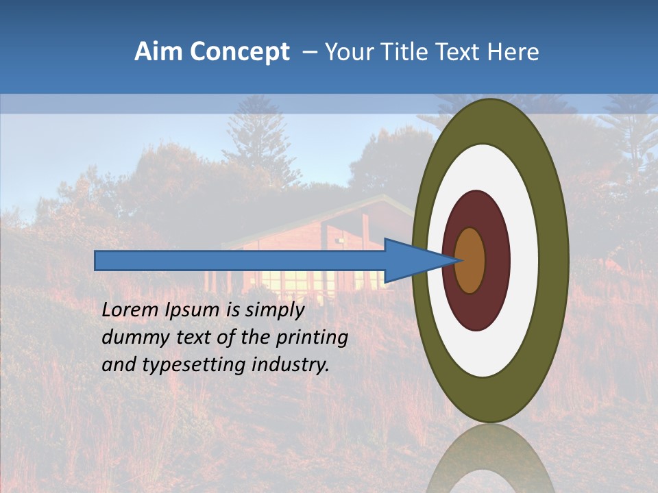 Horizon Peaceful Calm PowerPoint Template