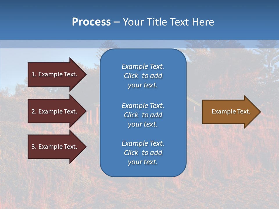 Horizon Peaceful Calm PowerPoint Template