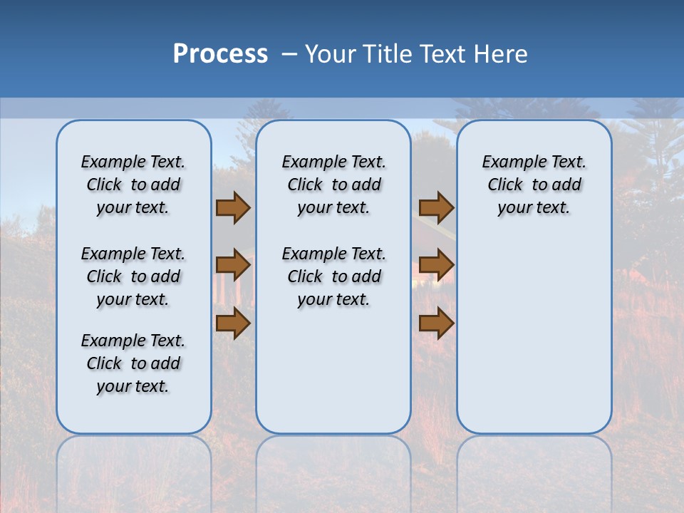 Horizon Peaceful Calm PowerPoint Template