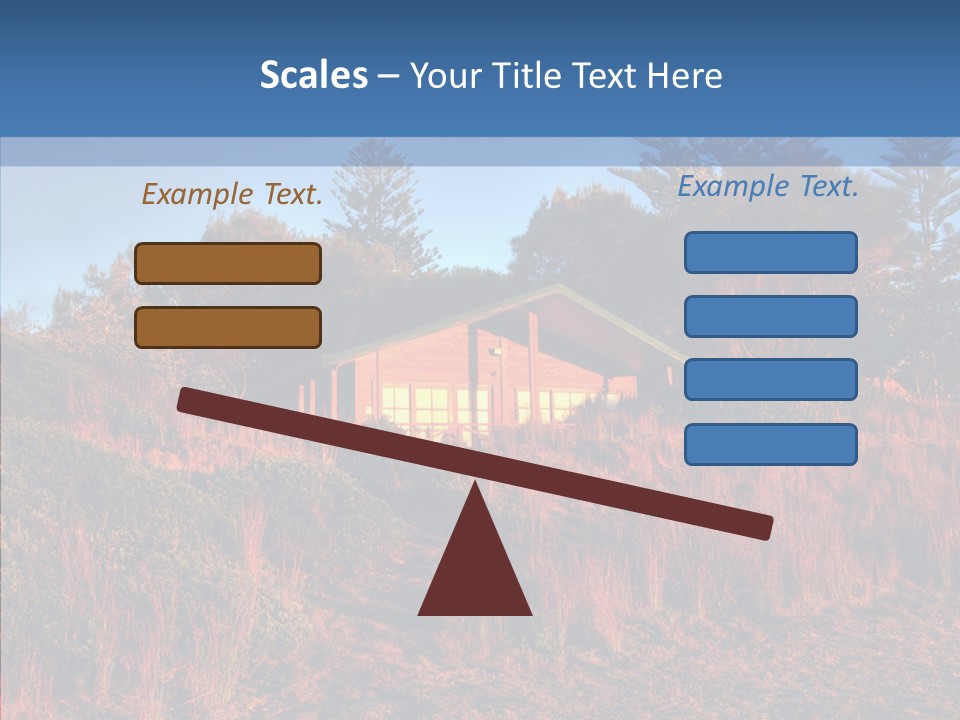 Horizon Peaceful Calm PowerPoint Template